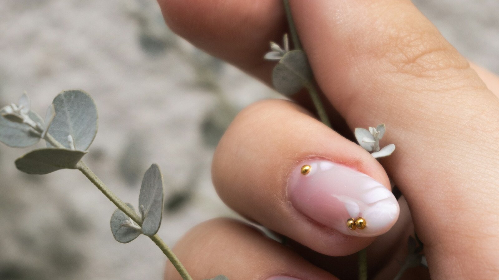 Gel on natural nails